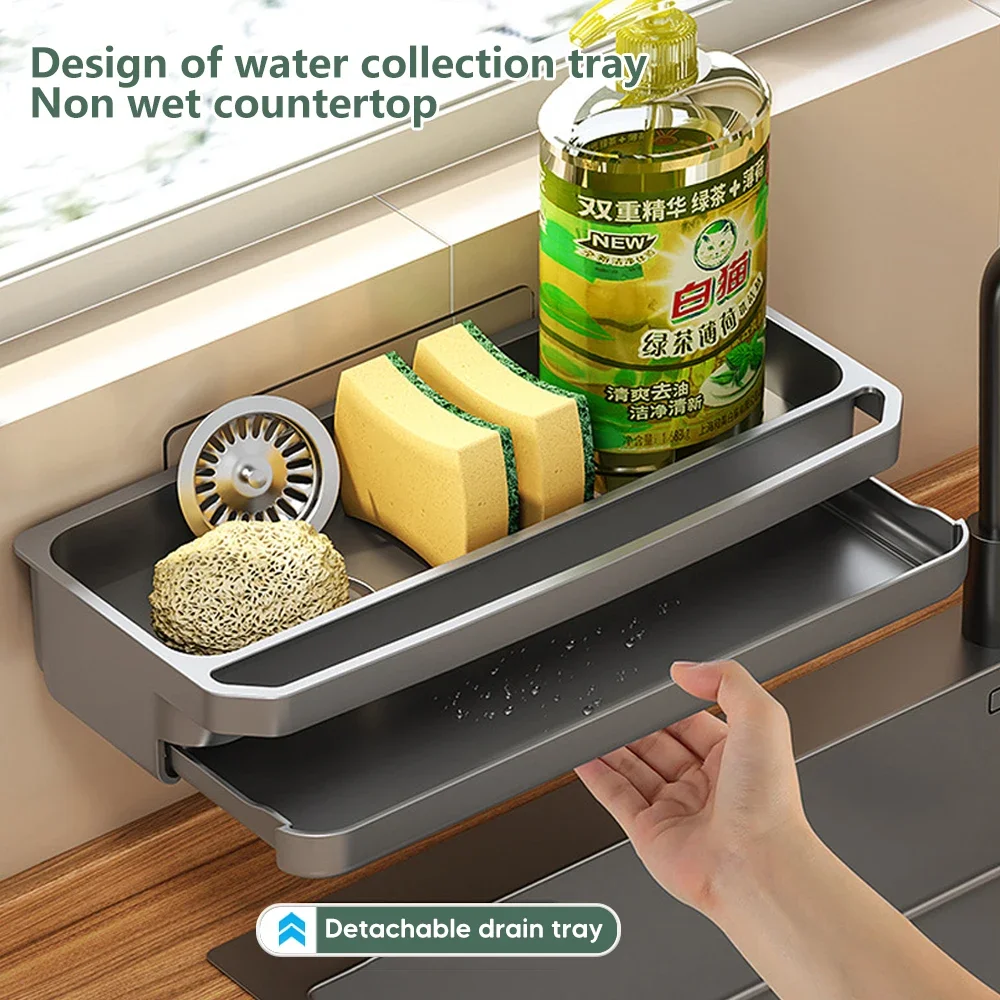 Commercial Kitchen Shelving - Küche Waschbecken Organizer Abfluss Rack Selbstentleerung