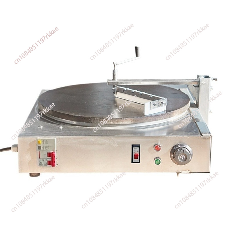 Crepe Maker Griddle - Halbautomatische Crêpe-Maschine, einfach zu bedienen, Edelstahl-Pfannkuchenplatte