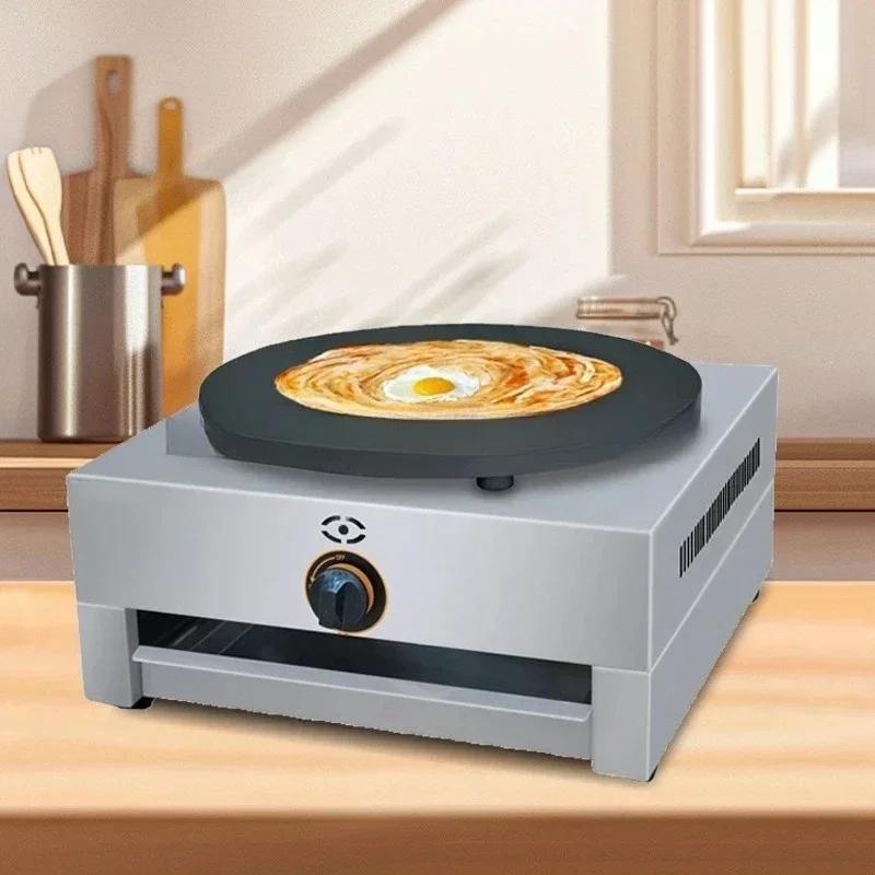 Crepe Maker Griddle - 2800Pa Gewerblicher 40cm Crêpe-Maker mit Gasgrill