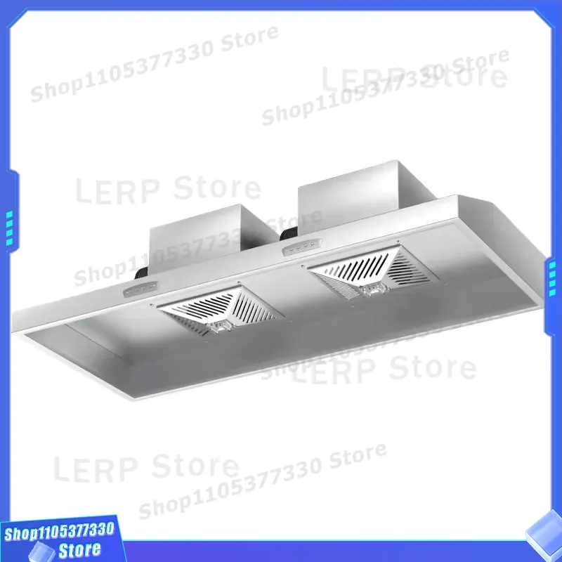 Commercial Kitchen Vent Hood Cleaning - 1800CFM Edelstahl 304 Dunstabzugshaube ohne Kanalanschluss,