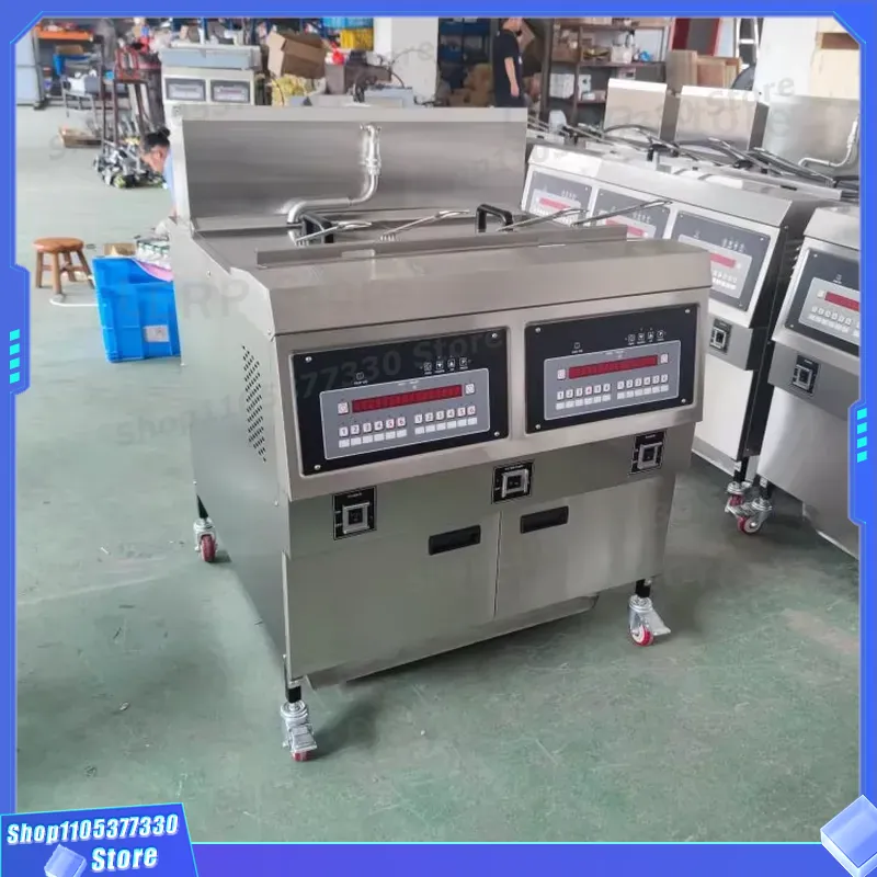 Commercial Kitchen Store - Gewerbliche Doppel-Tank-Fritteuse, elektrisch und gasbetrieben, für
