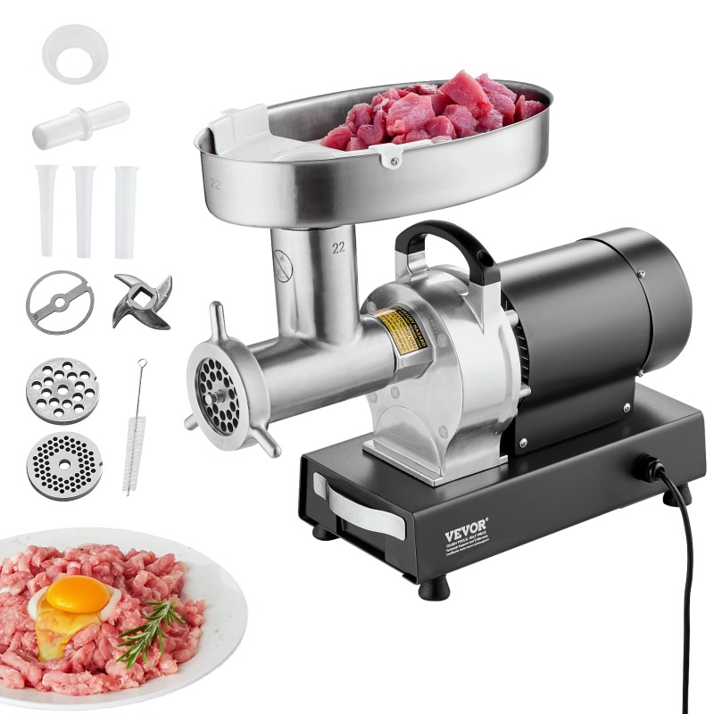 Commercial Kitchen Store - Succebuy Fleischwolf, elektrische Fleischwölfe, Schleifplatte, Edelstahl,