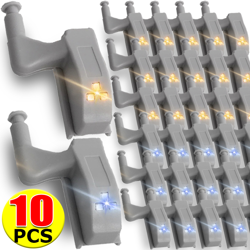 Commercial Kitchen Lights - 1/10 Stück LED Innenscharnierleuchten Universelle Unterschrank-