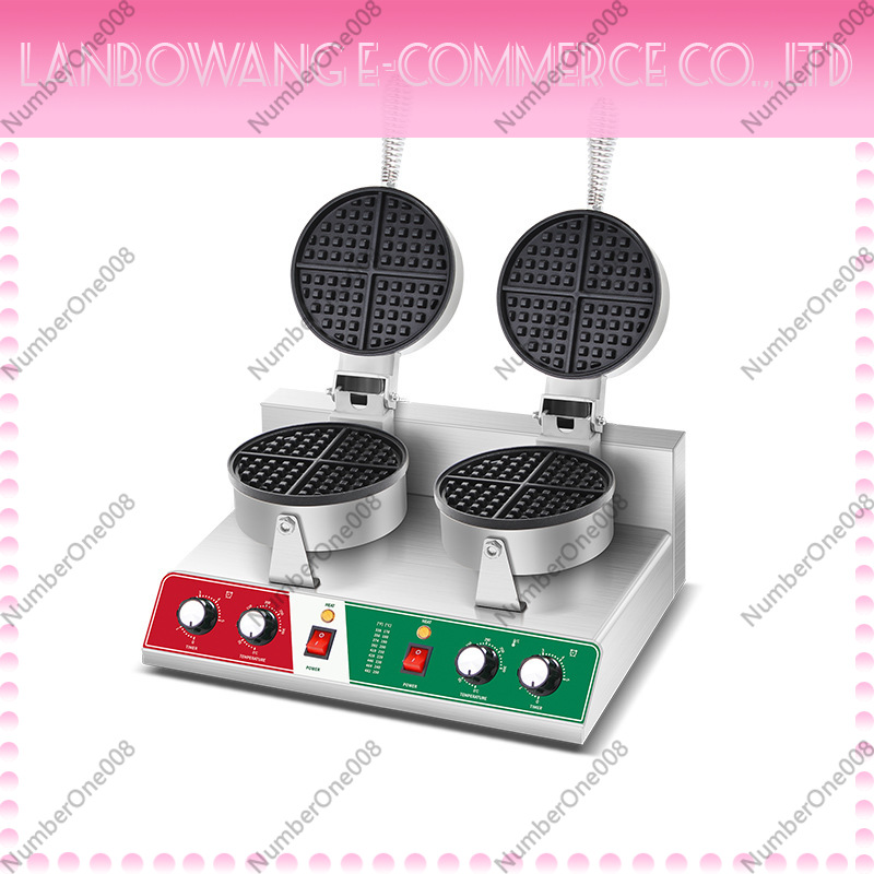 Crepe Maker Griddle - Rotierender Waffeleisen-Grill, Antihaft-Waffeleisen, Crêpe-Maschine für Streetfood-Stände,