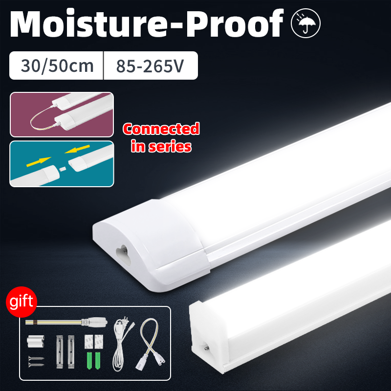 Commercial Kitchen Lights - Feuchtigkeitsbeständige LED-Röhrenleuchte, 50/30 cm, Küchenleuchten, 20