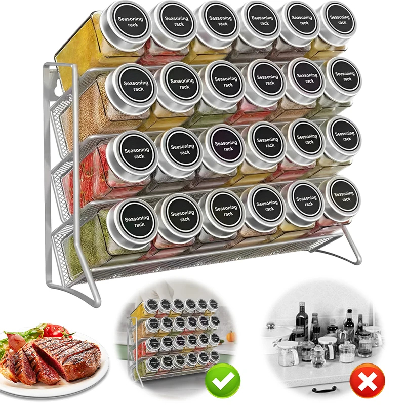 4-stufiger Gewürzorganizer aus – Commercial Kitchen Shelving Bewertung und Preis