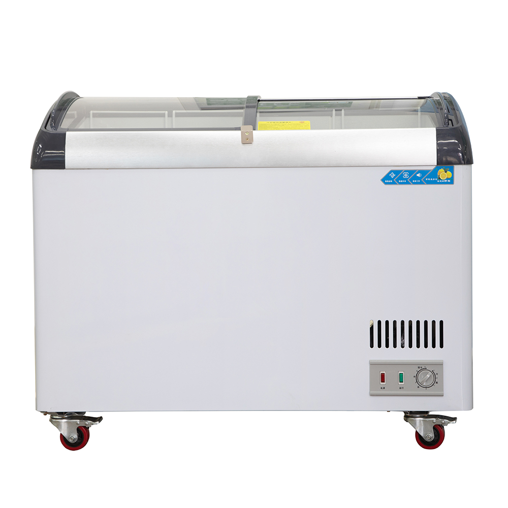CE-Zertifizierte Gebogene Glas – Commercial Chest Freezer Bewertung und Preis