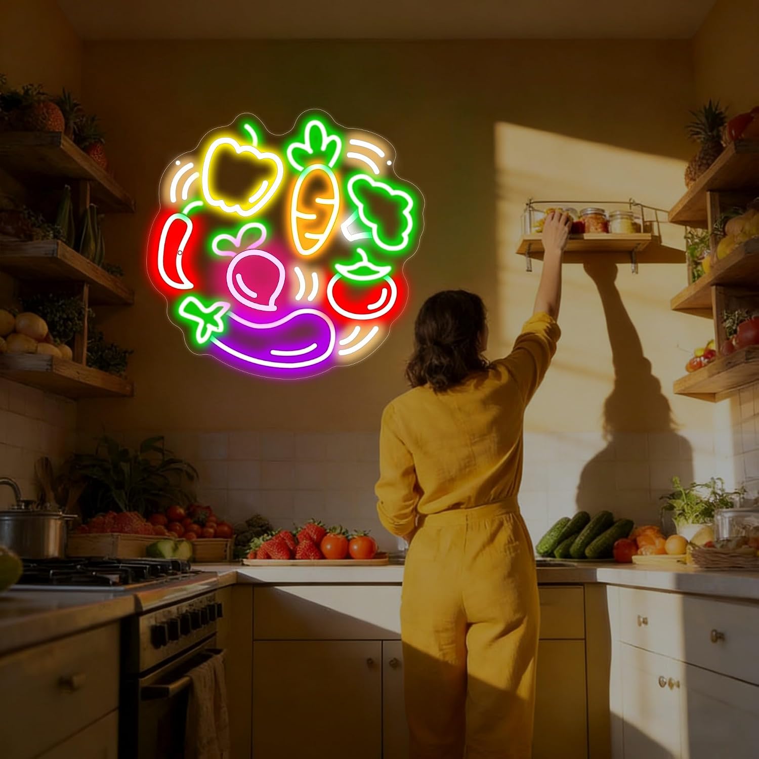 Gemüse LED-Neonschild USB-Neon – Commercial Kitchen Store Bewertung und Preis