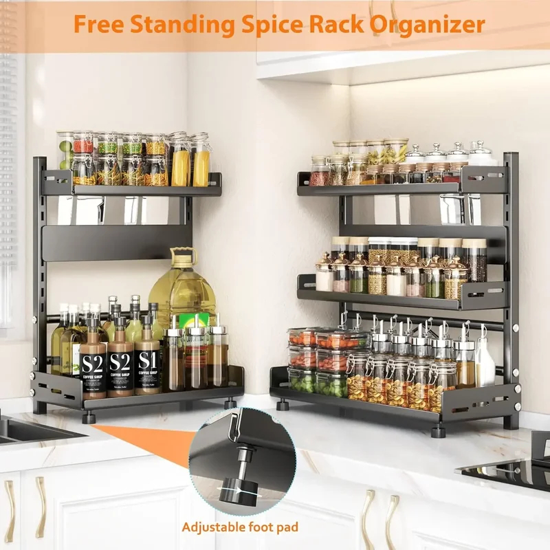 3-stöckiges Gewürzregal für Ar – Commercial Kitchen Shelving Bewertung und Preis