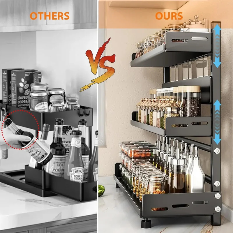3-stöckiges Gewürzregal für Ar – Commercial Kitchen Shelving Bewertung und Preis