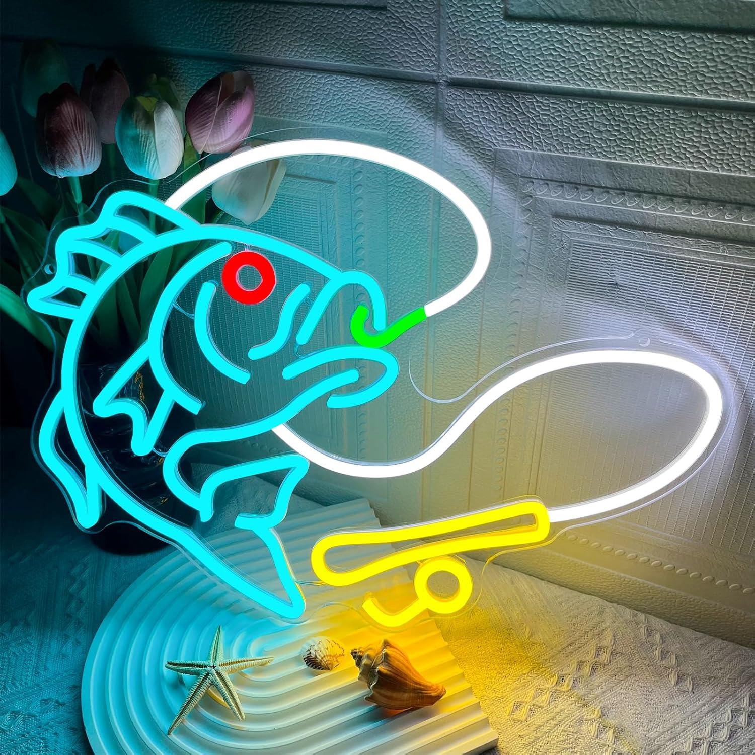 Angeln Neon-Schild USB Dimmbar – Commercial Kitchen Store Bewertung und Preis