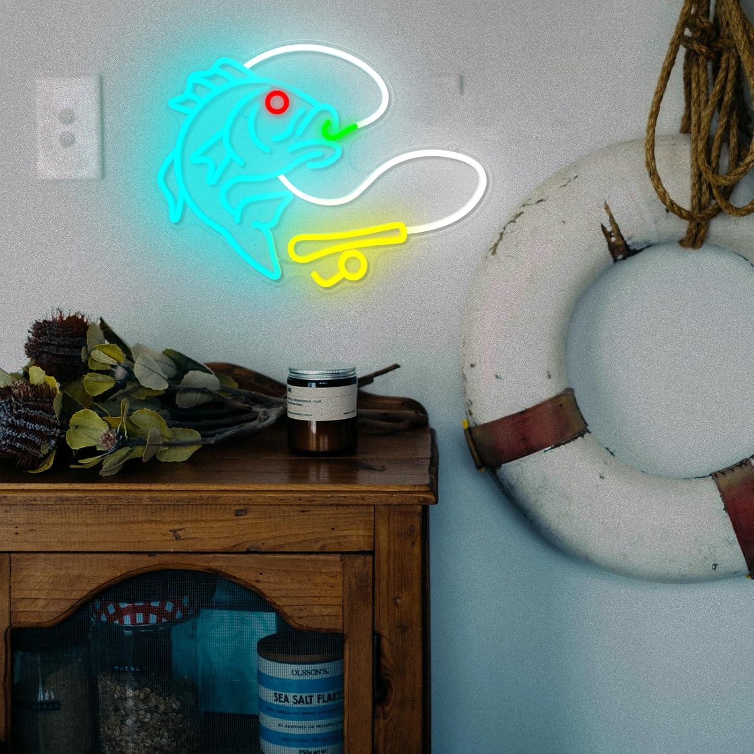 Angeln Neon-Schild USB Dimmbar – Commercial Kitchen Store Bewertung und Preis