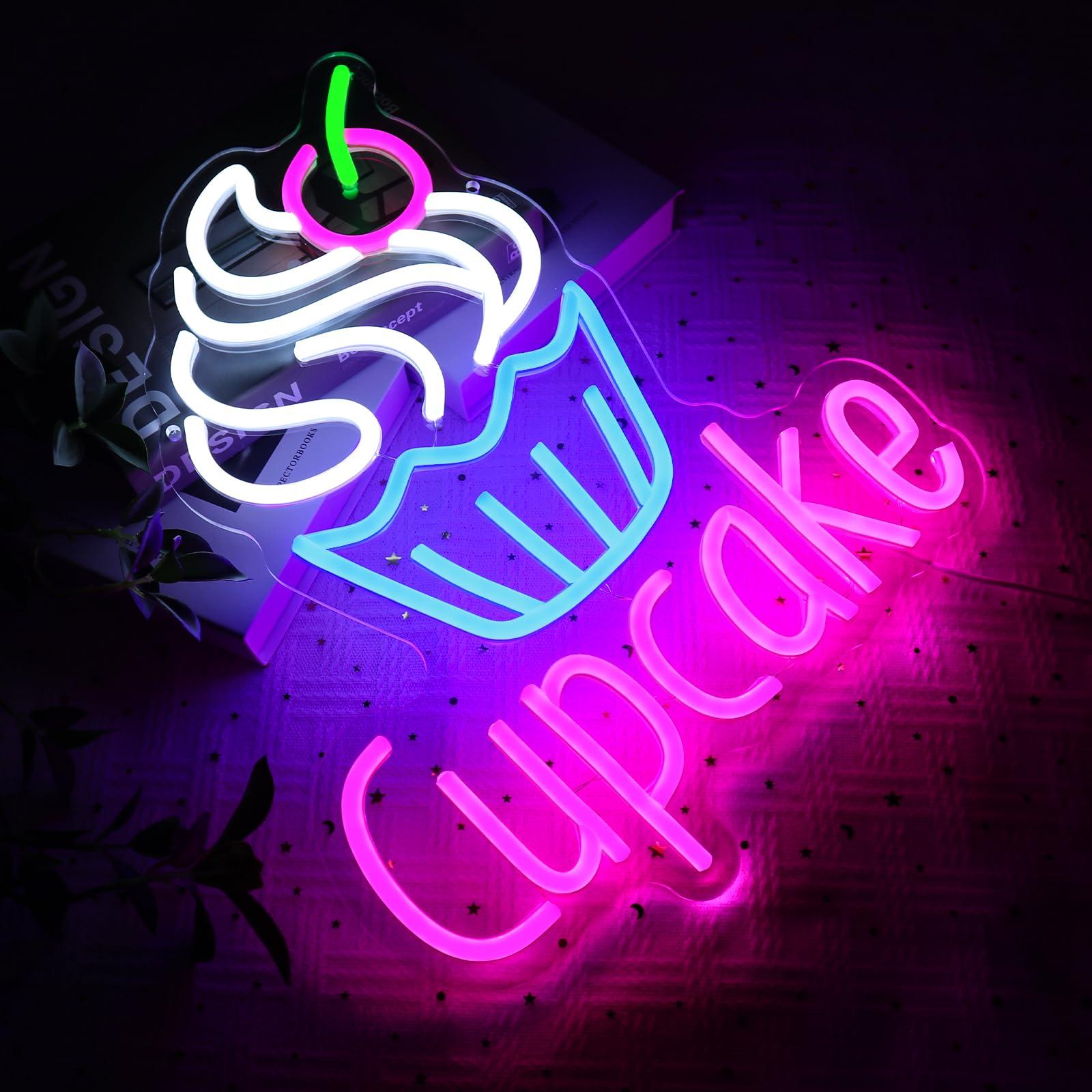 Cupcake-Leuchtreklame für Wand – Commercial Kitchen Store Bewertung und Preis