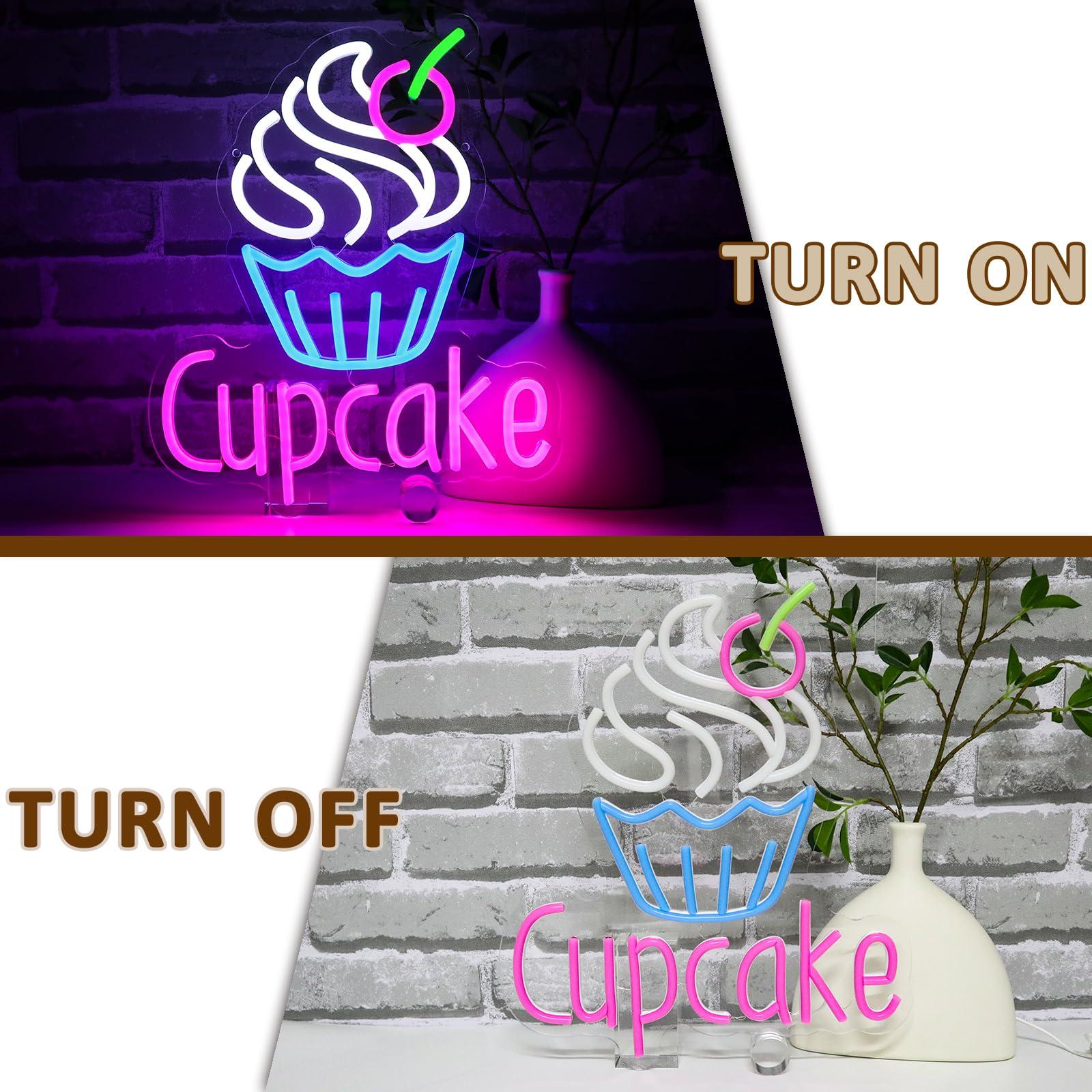 Cupcake-Leuchtreklame für Wand – Commercial Kitchen Store Bewertung und Preis
