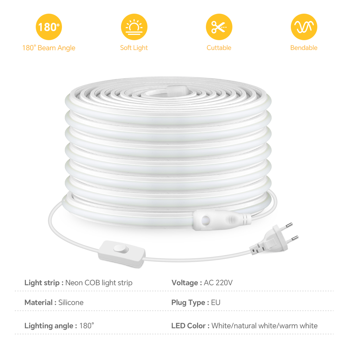 220V COB Led Streifen Hohe Dic – Commercial Kitchen Lights Bewertung und Preis
