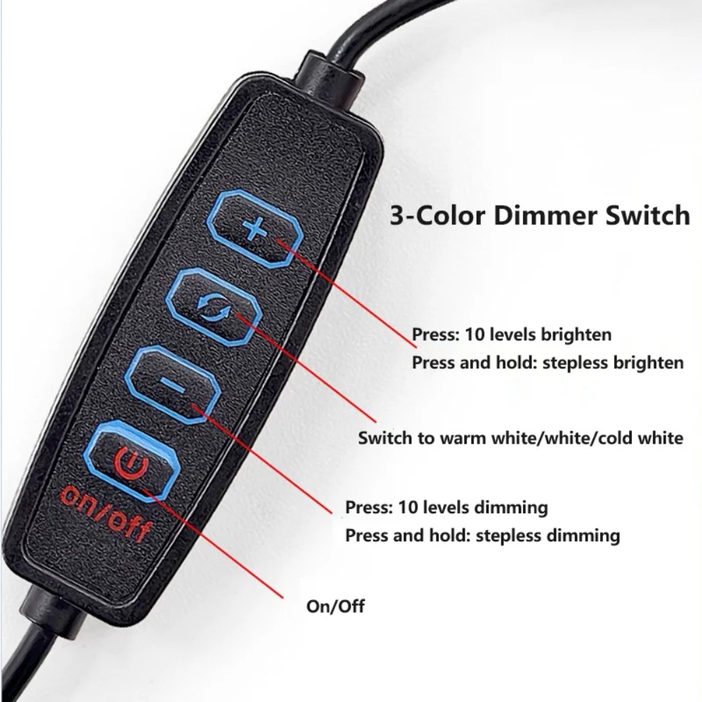 3 Farben verstellbares USB-Puc – Commercial Kitchen Lights Bewertung und Preis