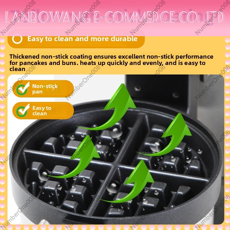 Rotierender Waffeleisen-Grill, – Crepe Maker Griddle Bewertung und Preis