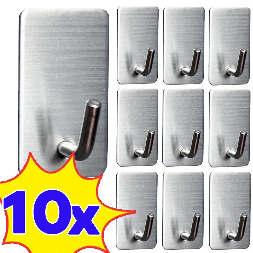 1-10Pcs Selbst Klebe Haken Ede – Commercial Kitchen Shelving Bewertung und Preis