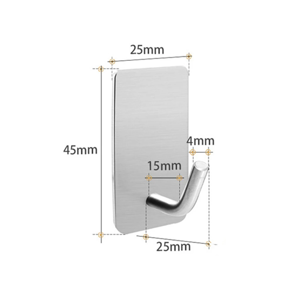 1-10Pcs Selbst Klebe Haken Ede – Commercial Kitchen Shelving Bewertung und Preis