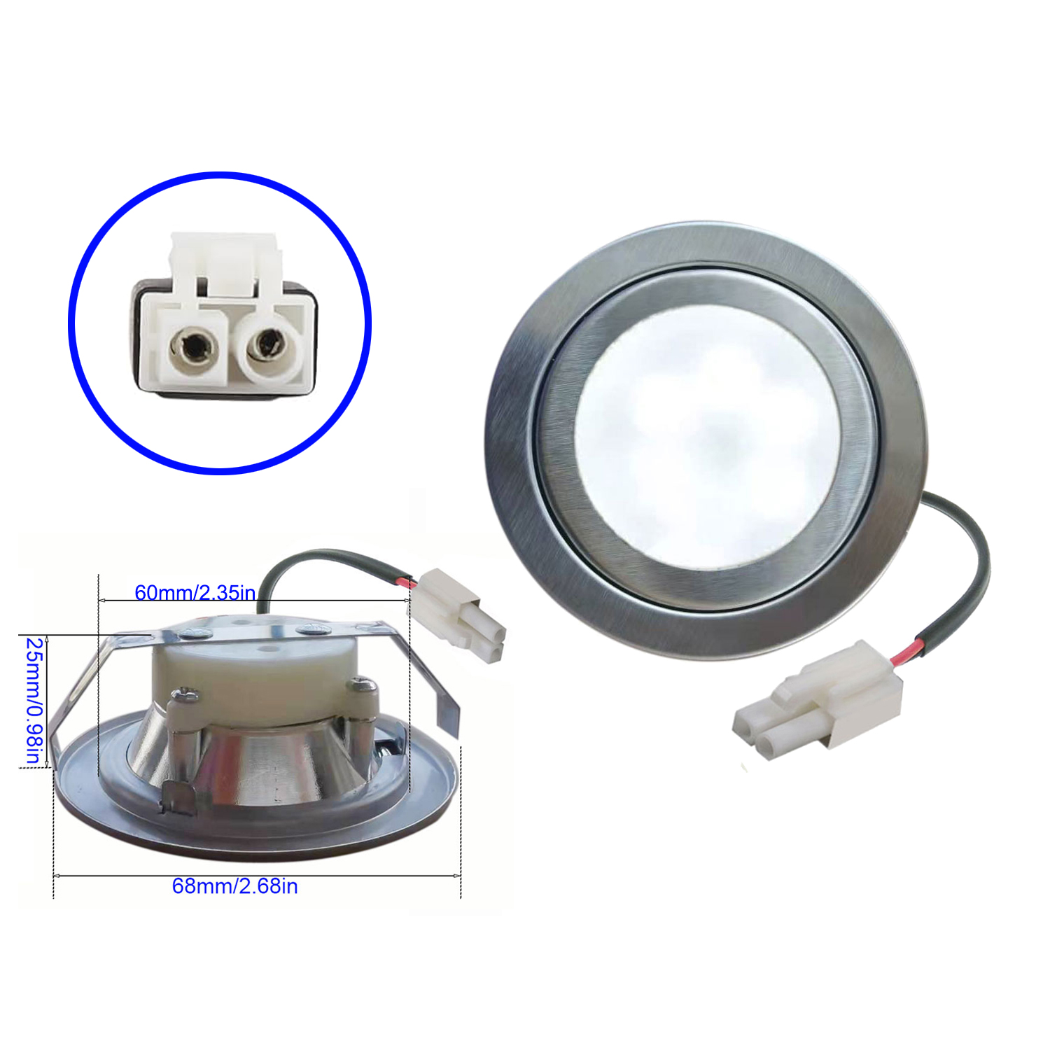 2x Edelstahl-Glühbirnen für DC – Commercial Kitchen Vent Hood Bewertung und Preis