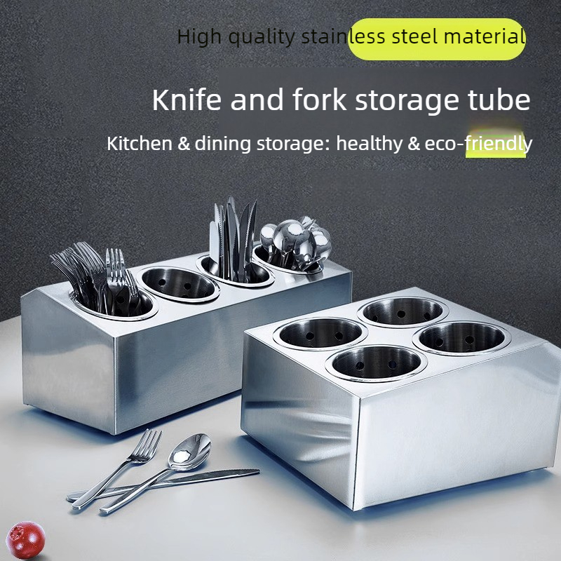 Edelstahl-Besteckkorb mit Abtr – Commercial Kitchen Knife Storage Bewertung und Preis