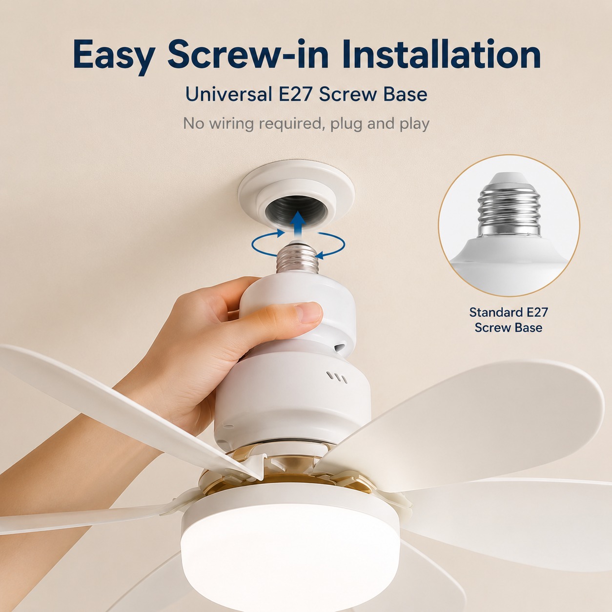 2026 Neue E27 Deckenventilator – Commercial Kitchen Lights Bewertung und Preis