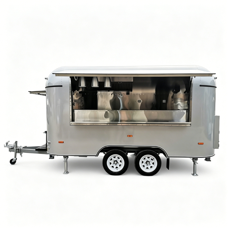 Edelstahl-Food-Trailer Mobiler – Commercial Kitchen Layouts Bewertung und Preis
