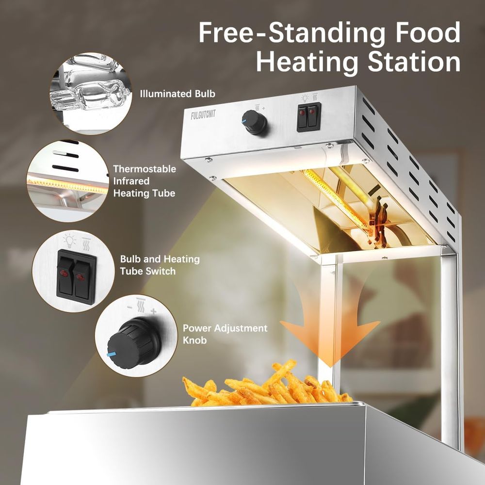 Pommes-Frites-Wärmer, kommerzi – Commercial Kitchen Lights Bewertung und Preis