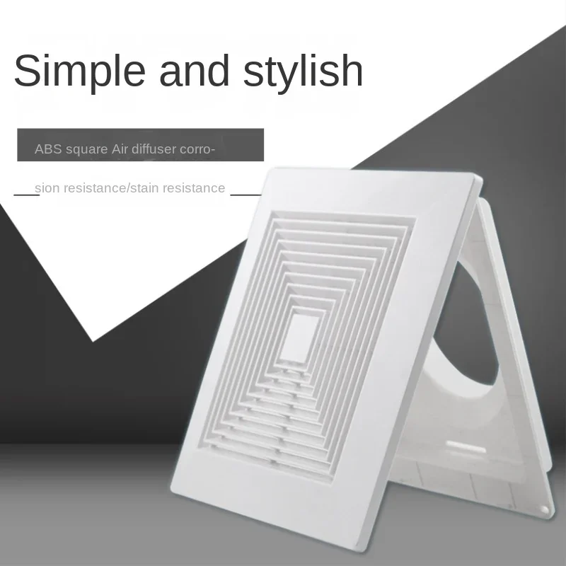 1PCS ABS Quadrat Diffusor Klim – Commercial Exhaust Hood Bewertung und Preis