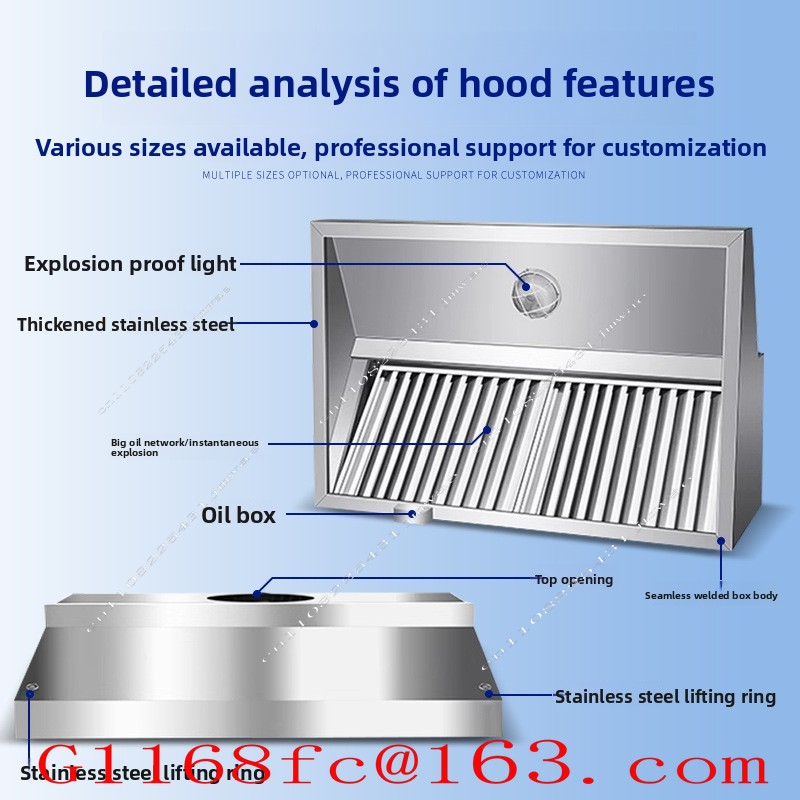 Edelstahl-Abzugshaube für Gewe – Commercial Exhaust Hood Bewertung und Preis