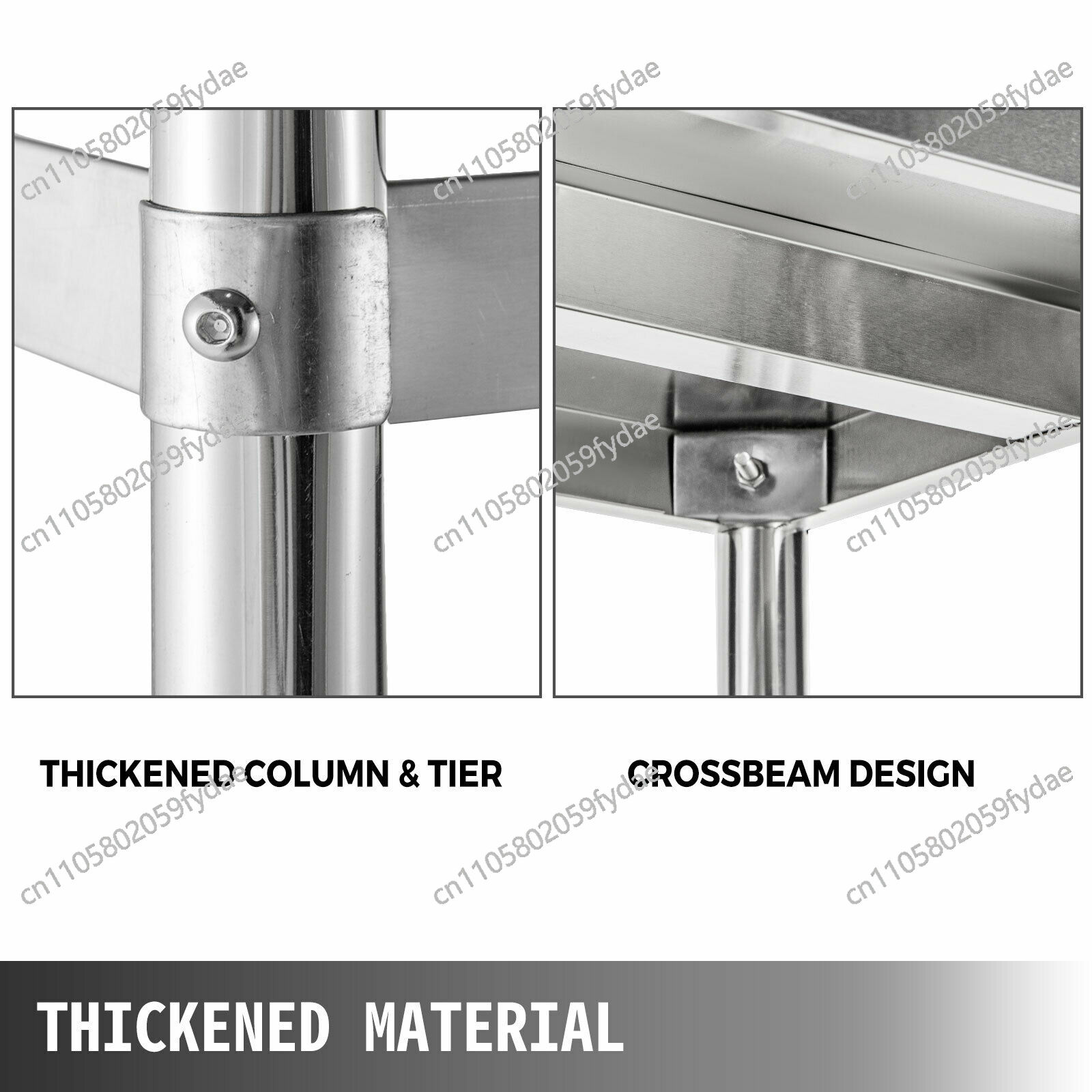 4-stöckiges Edelstahl-Lagerreg – Commercial Kitchen Store Bewertung und Preis